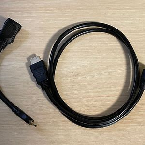 미니 HDMI 케이블 및 젠더