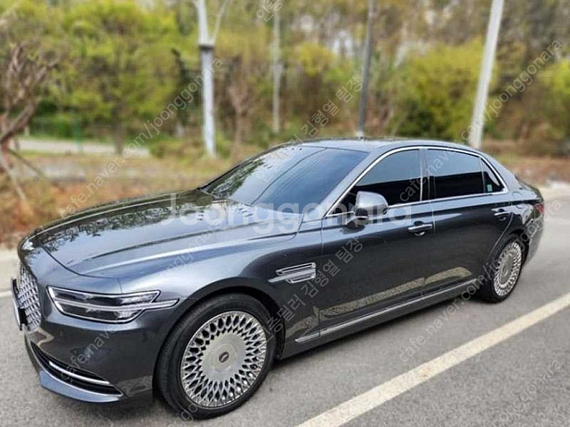 제네시스 G90 중고 제네시스 중고 가격 회색 2021...--2