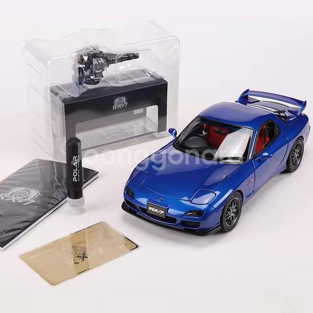 1:18 1/18 폴라마스터 rx7 다이캐스트 구해봅니...--1