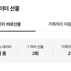 Skt 데이터 2기가 2천원