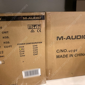 엠오디오 BX5 D3 액티브 모니터 스피커 2통