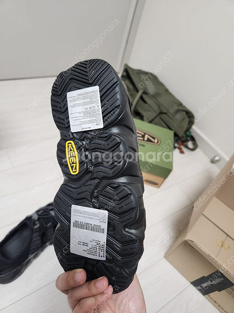 킨 샌들 신상 하이퍼포트h2 블랙그레이 270사이즈 풀...--4