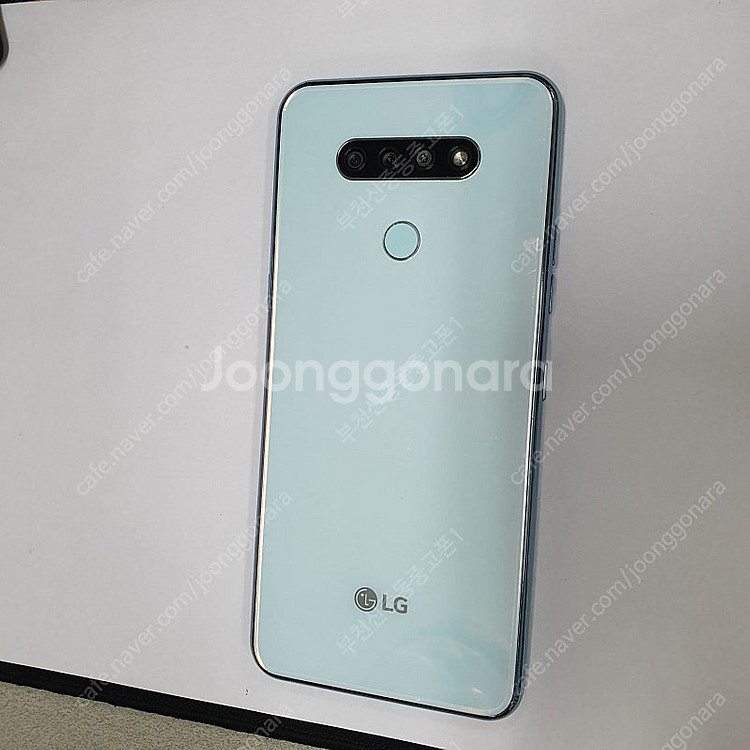 203619 LG Q51 블루 32기가 SK 무잔상S급...--0