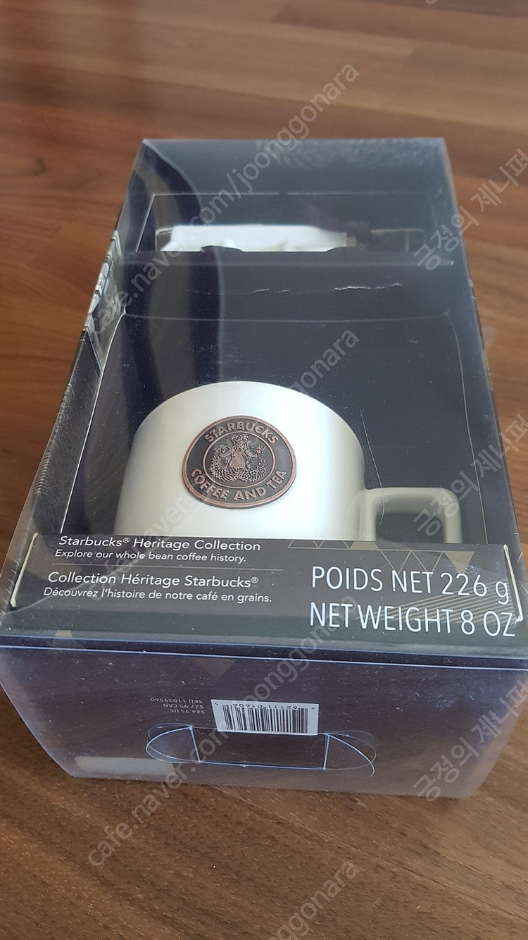 스타벅스 북미 1호점 파이크 플레이스 마켓 헤리티지 컬렉션 머그414ml 세라믹 오너먼트 2종 세트 원두커피 (없음... 이미지