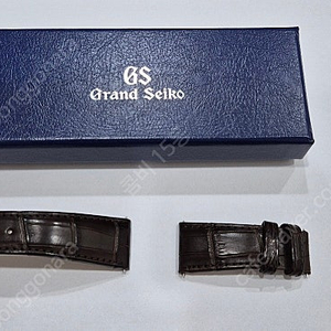 그랜드세이코 정품 가죽줄, 가죽스트랩 (다크브라운 22mm)
