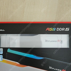 지스킬 RIPJAWS M5 CL32 DDR5-6400 64GB 화이트 패키지 미개봉