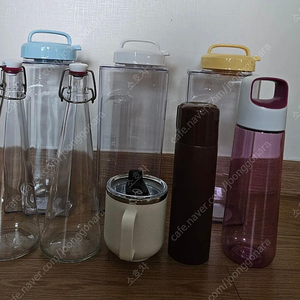 냉장고물병,텀블러,머그텀블러,오일병,스포치물병까지몽땅.미사용들