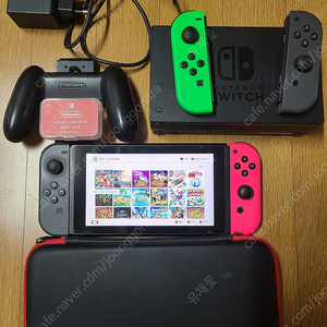 닌텐도 스위치 구형 256GB 게임 가득 급처