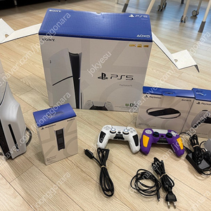 플스5 PS5 디스크 슬림 에디션+듀얼센스2대올립니다