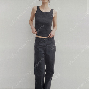 낫띵리튼 Eden washing pants (Charcoal) s사이즈