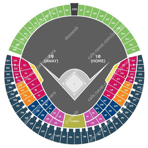LG vs SSG 6월 12일 3루 블루 4연석