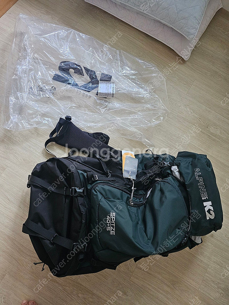 K2 스피츠 40+5L 등산 배낭 새상품--2