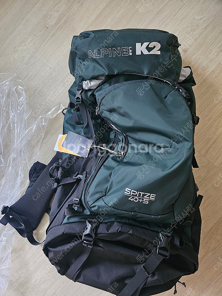 K2 스피츠 40+5L 등산 배낭 새상품--3