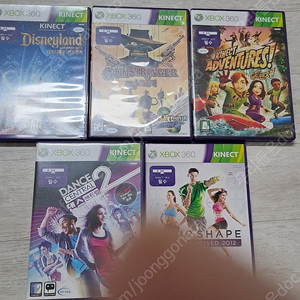 xbox360 키넥트 게임5종 일괄택포