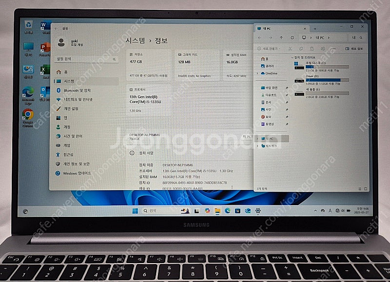 삼성 갤럭시북4 NT750XGR i5 13세대 16G ...--1