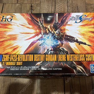 HG CE226 ZGMF-X42S-레볼루션 데스티니 건담 (하이네 웨스텐플루스 커스텀) Z.A.F.T 모빌 슈트 하이네 전용기 프라모델 / 건프라