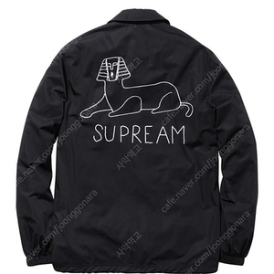 [XL]13SS 슈프림 x 마크 곤잘레스 스핑크스 코치자켓 블랙