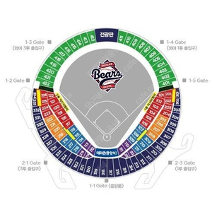 통로석]] 6월 14일(토) 두산 vs 키움 1루 네이비 303블럭 통로 2연석