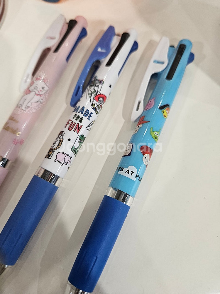 토이스토리 디즈니 고양이마리 제트스트림 3색 볼펜--1