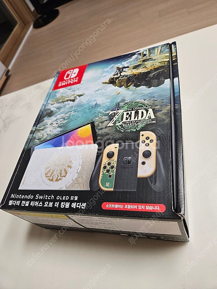닌텐도 스위치 OLED 젤다 에디션 풀박스--0