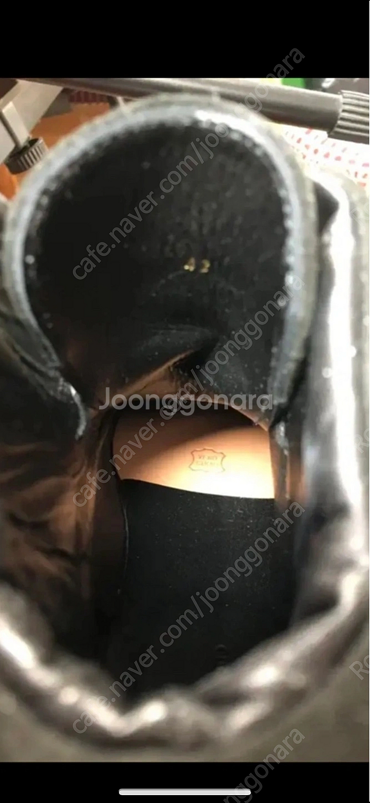 사카이 x 헨더슨킴 콜라보 스웨이드 부츠 미사용신품--8