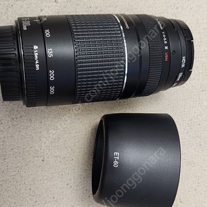 캐논 EF 75-300 iii USM 애기흑통 렌즈 팝니다.