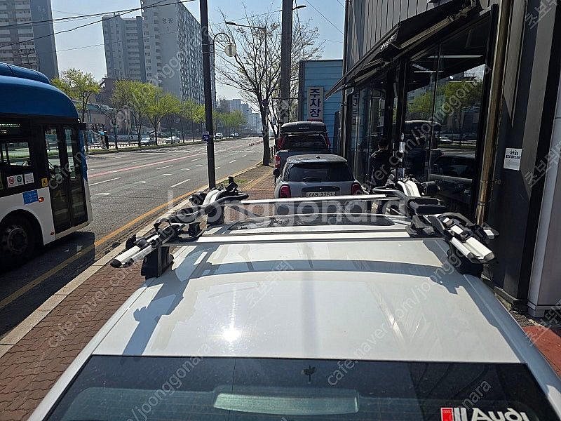 툴레 598 자전거 케리어+기본바 팜(유일 루프렉 풋 ...--0