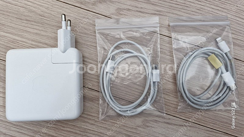 애플 정품 맥북프로 96W USB-C 어댑터 + USB...--0