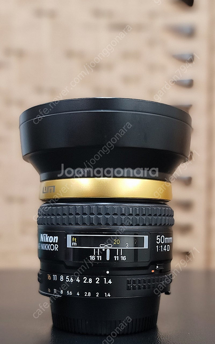 니콘/정품 af 50mm f1.4d박스풀셋+림즈후드 ​--0
