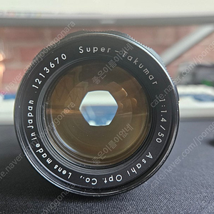펜탁스 슈퍼타쿠마 50mm F1.4 전기형 8매옥 렌즈 판매합니다.