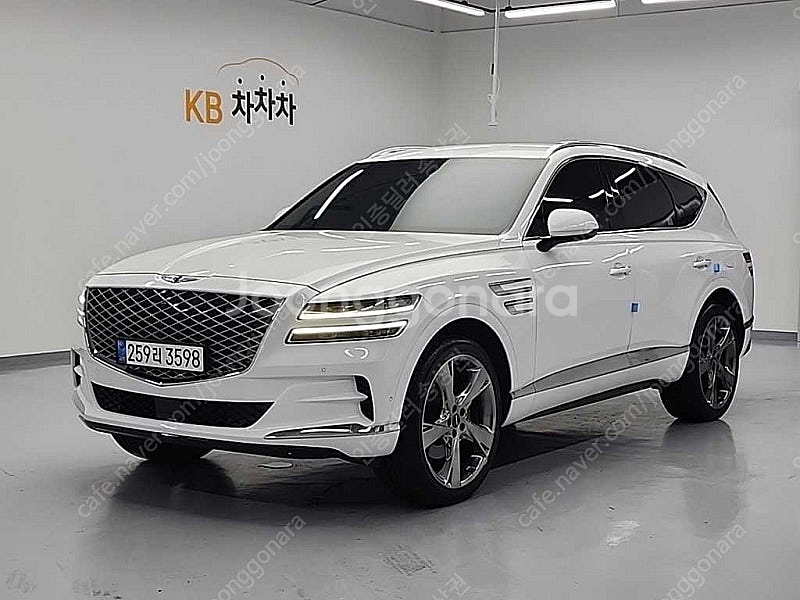 제네시스 GV80 중고 20년형 흰색 가솔린 2.5T ...--4