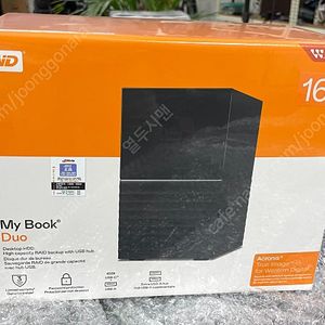 WD My book Duo 마이북듀오 16tb HDD 미개봉