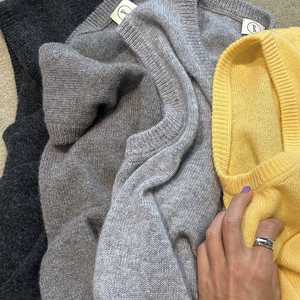 식스앤어하프 JOLIE TOP - LIGHT GRAY M사이즈 > S교환