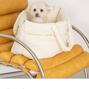 어페르티 wide bag 아이보리 S사이즈 (새상품/강아지가방)
