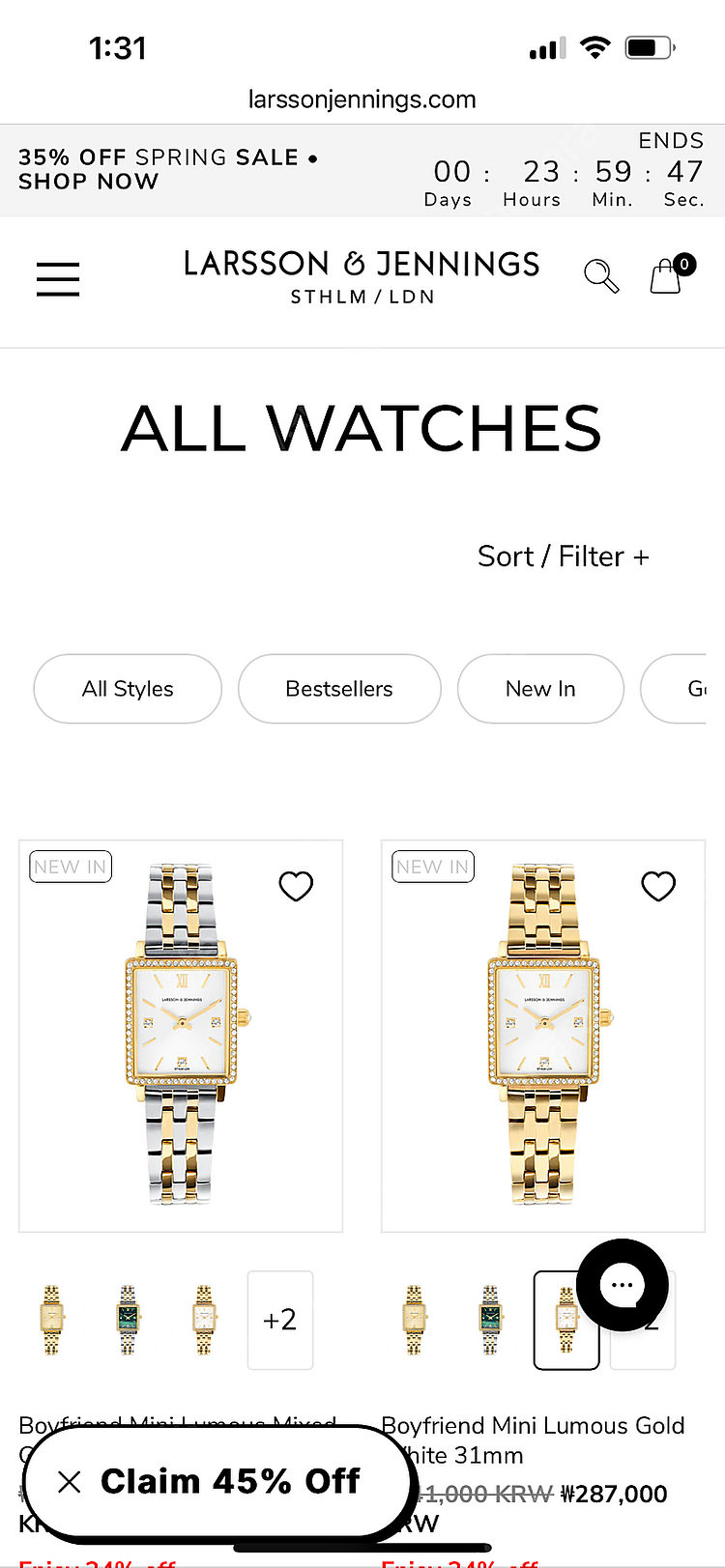 라르손 앤 제닝스 시계--2