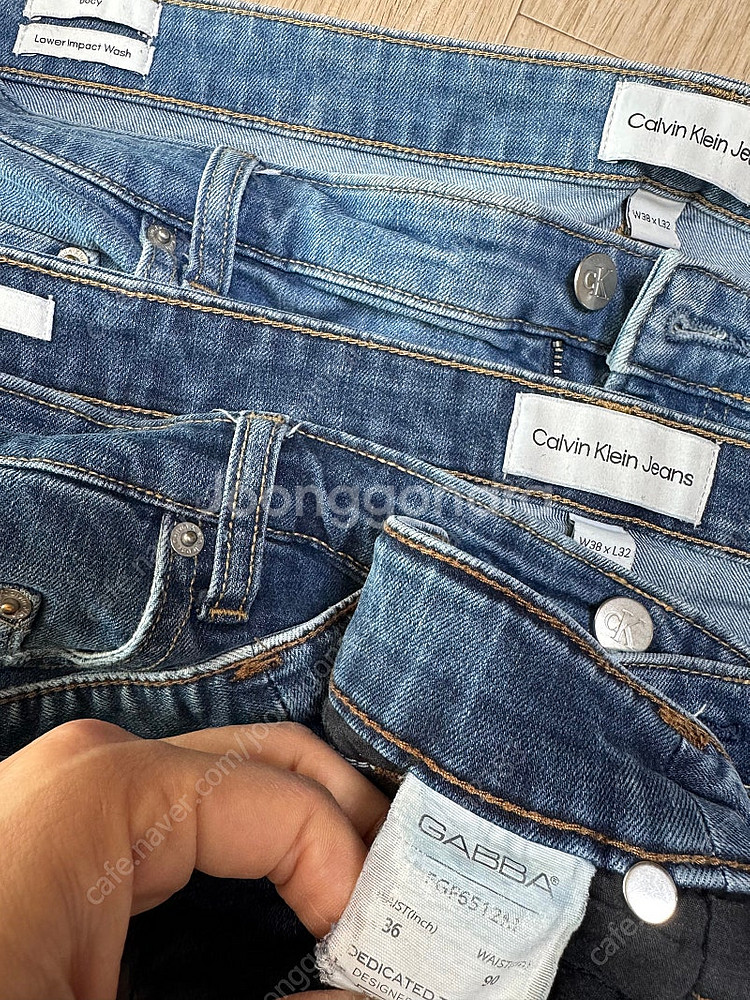남자 청바지 6벌 일괄(캘빈클라인 외 36)--6