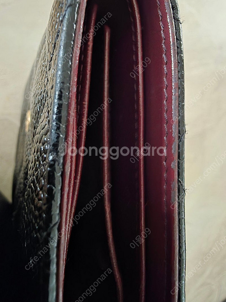 샤넬 클래식 반지갑 금장--1