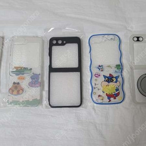 갤럭시 플립6 핸드폰 케이스 5개 일괄 (플립5 호환)