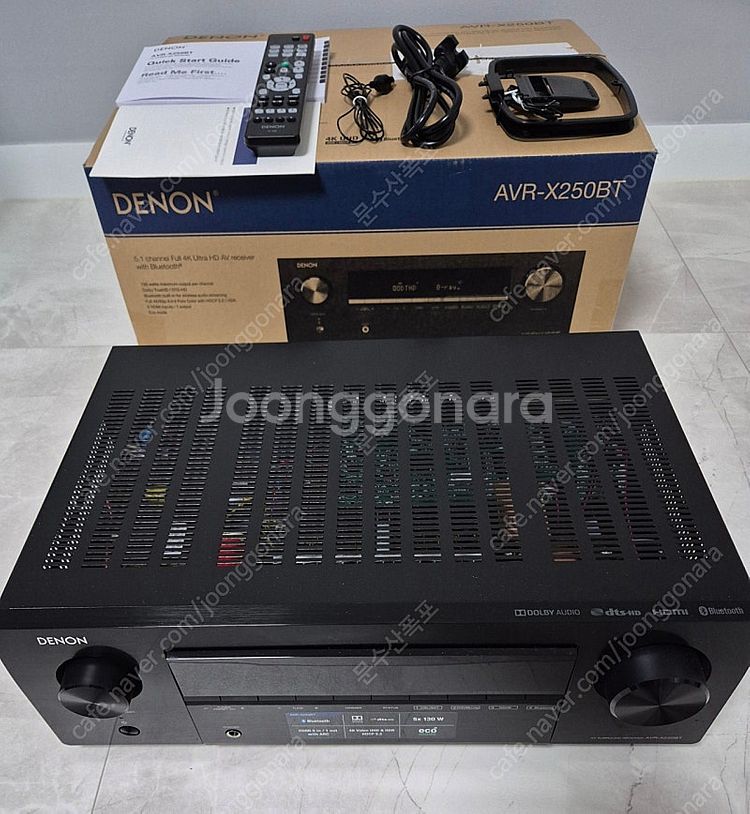 데논 avr-x250bt av리시버 앰프--0