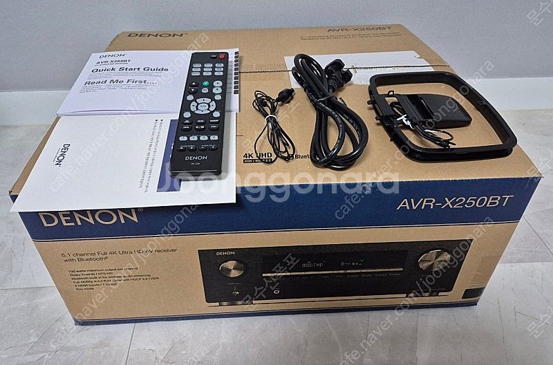 데논 avr-x250bt av리시버 앰프--1