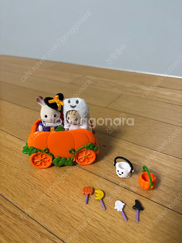 실바니안 할로윈 호박마차세트--0