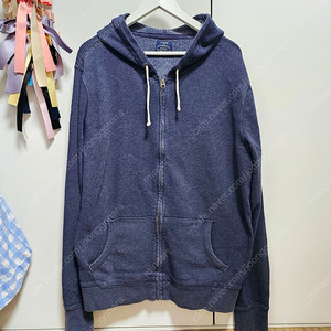 *옷장정리* (L사이즈) 제이크루 J.CREW 남성 후드집업 네이비(키186,82-84kg)
