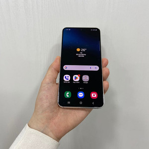 04543 갤럭시S22 화이트 256GB 부산 중고폰 팝니다 23만원