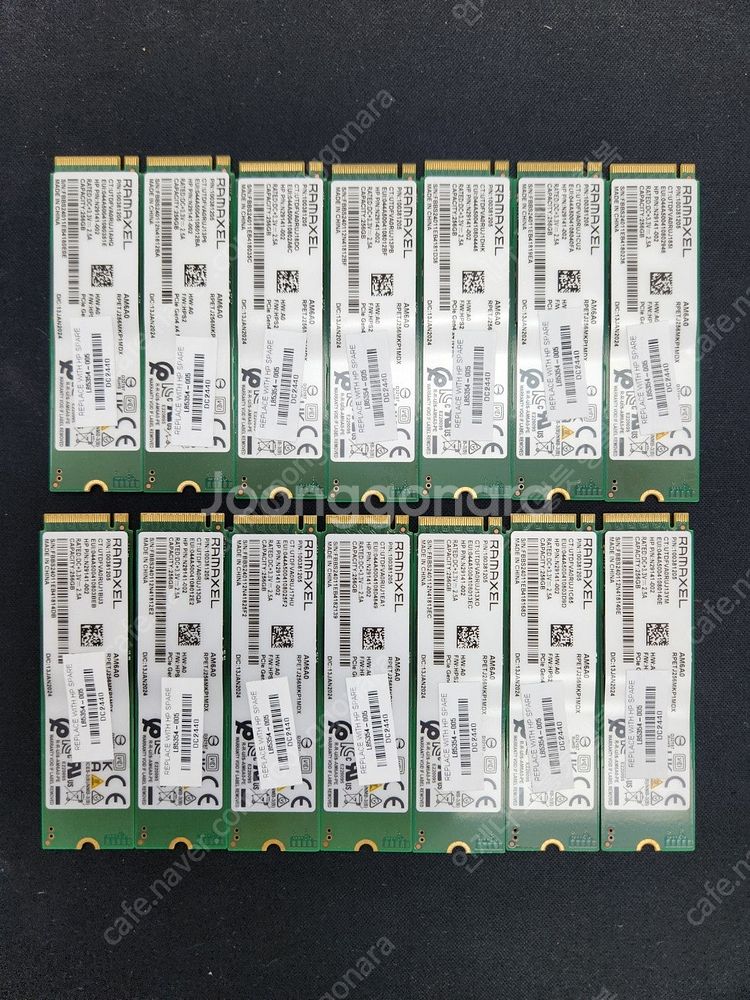 새상품 컴퓨터및 노트북에서 탈거한 NVME 256 사이...--1