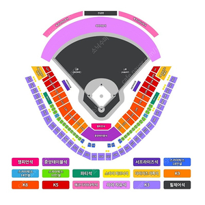 6월7일 기아 vs 한화 외야 가족석 양도
