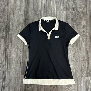 PXG 여성 블랙 반팔티셔츠(M/95)