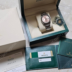 롤렉스 114200 핑크 369 문자판 34mm 풀셋