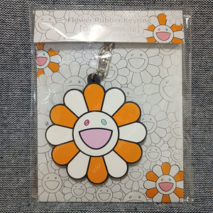 카이카이키키 플라워 키링 화이트/오렌지