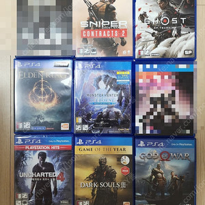 ps4 타이틀 팝니다 (엘든링, 다크소울3 등)
