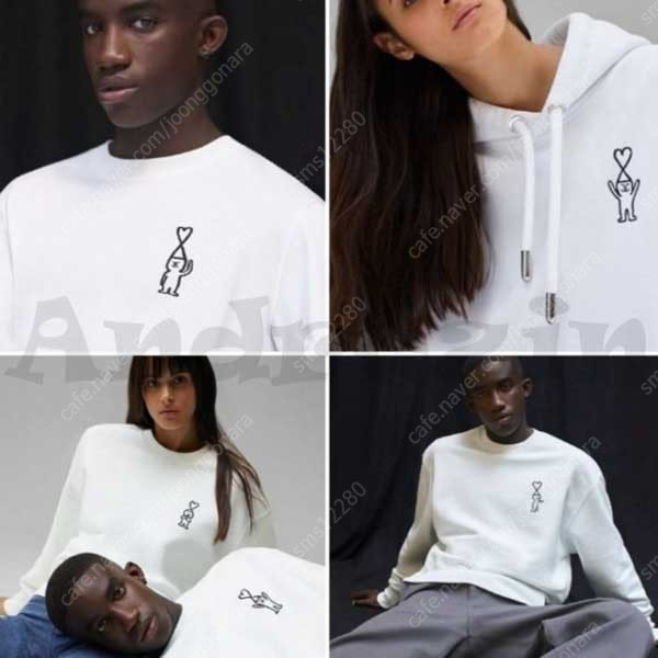 새상품 아미 X 장 줄리앙 리미티드 에디션 아미반팔티 이미지